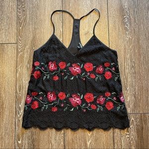 Express Floral and Lace Tank